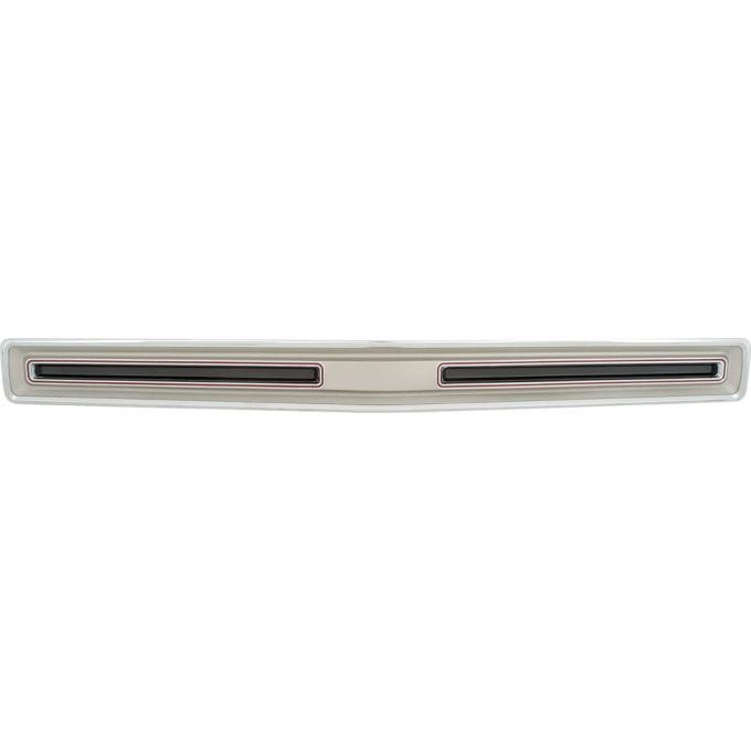 OER 1969 Plymouth GTX, Trunk Trim Panel, Die Cast, Reproduction MN1463