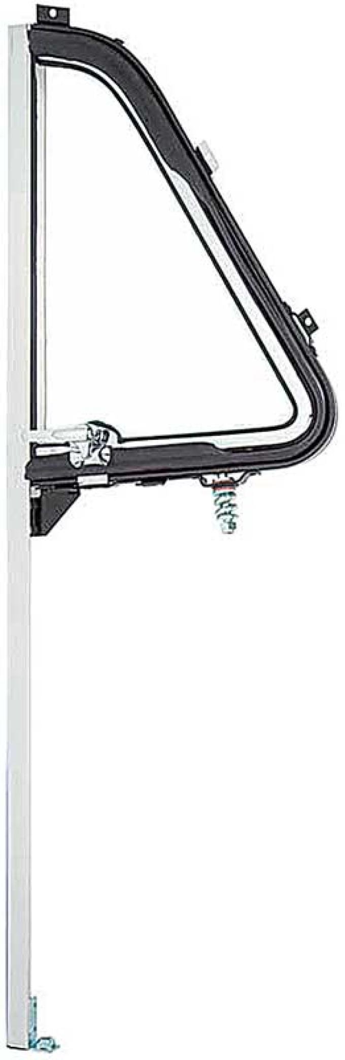 1951-1955 Chevrolet, GMC Truck, Vent Window Assembly, with Chrome Division Bar, Clear Glass, LH