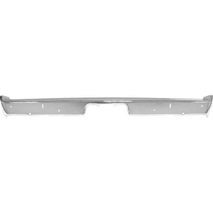 OER 1972 Dodge Challenger, Rear Bumper, with Jack Slots, Chrome, Premier, Show Quality MM1020
