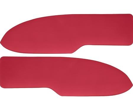 OER 1960-63 Chevy, GMC Pickup, Door Panel Inserts, Padded Vinyl, Red 15471802