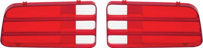 OER 1970 Plymouth Barracuda, Cuda, Tail Lamp Lenses, RH & LH, Pair ME1528