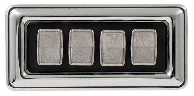 OER 1969-77 Chrysler, Dodge, Plymouth, Power Window Switch, 4 Window, Concave Buttons 2926117