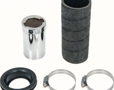 OER 1960-66 Chevrolet, GMC Pickup Truck, Fuel Tank Neck & Hose Set, with Chrome Neck, Hose, Clamps K94761