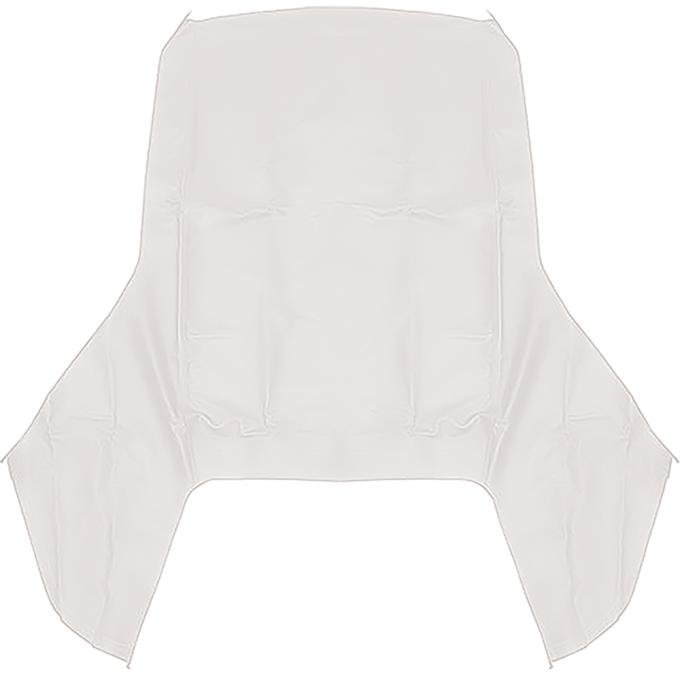 1967-69 Plymouth Barracuda, Convertible Top, Crush Grain, White