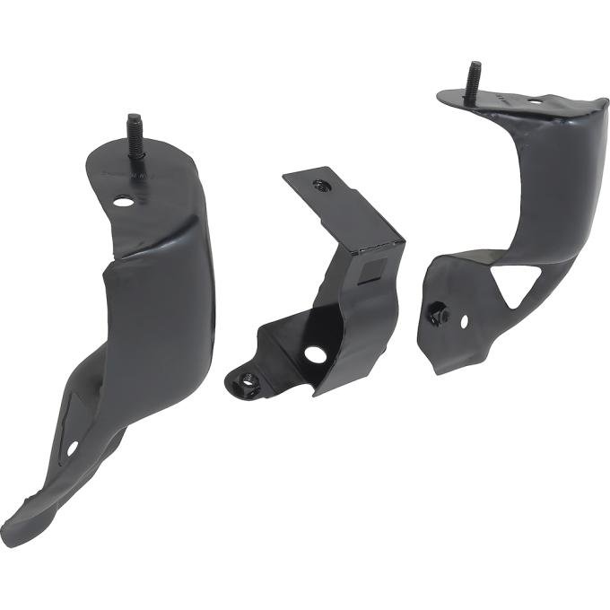 OER 1999-02 Silverado, 2000-06 Suburban, Tahoe, Front Bumper Bracket Set, Outer & Center, 3 Piece Set T70405