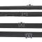OER 1967-72 Chevrolet/GMC Truck/SUV, Beltline Weatherstrip, Door Windowfelt, Antirattle Seal Set, Black Bead, 4 piece *CR1071