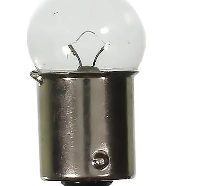 Replacement Light Bulb # 63, Single Contact Bayonet Base, G-6, 3 CP, 6-volt