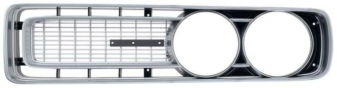 OER 1971 Dodge Charger Front Grill, Silver, LH Driver Side 3442895