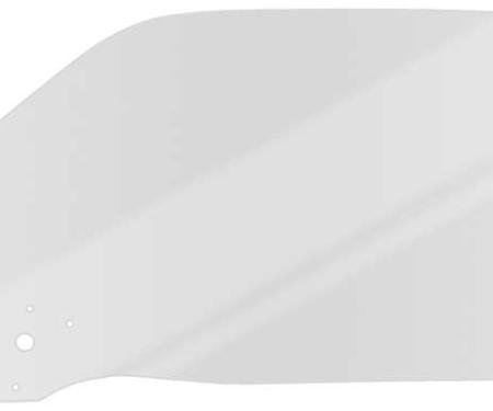 1970-74 Challenger, Barracuda, Cuda, Door Window Glass, Coupe, Hardtop, Clear, LH Driver Side