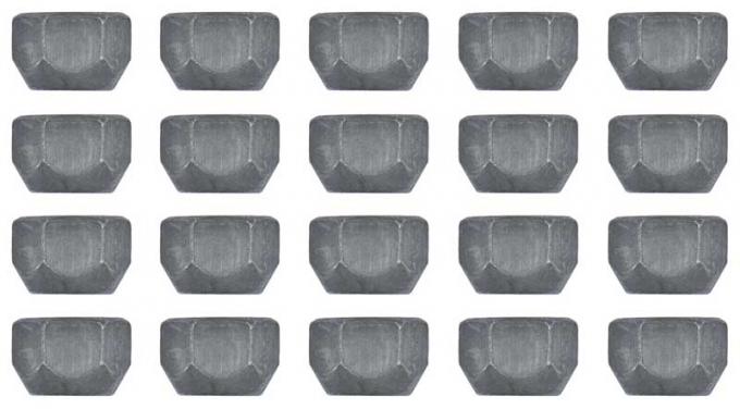 1982-94 Camaro, Firebird, Regal, Wheel Lug Nut Set, for Steel Wheels, 12mm-1.5mm, 20 Piece Set, for Various GM Models