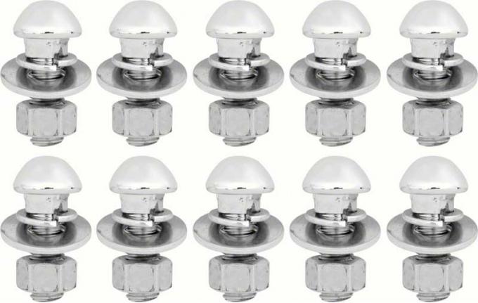 OER 1938-72 40 Piece Chrome Bumper Bolt Set For Front or Rear - Various GM Applications K219