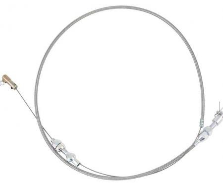 OER Stainless Steel Throttle Cable 36'' Cut-To-Fit - Stainless 153665A