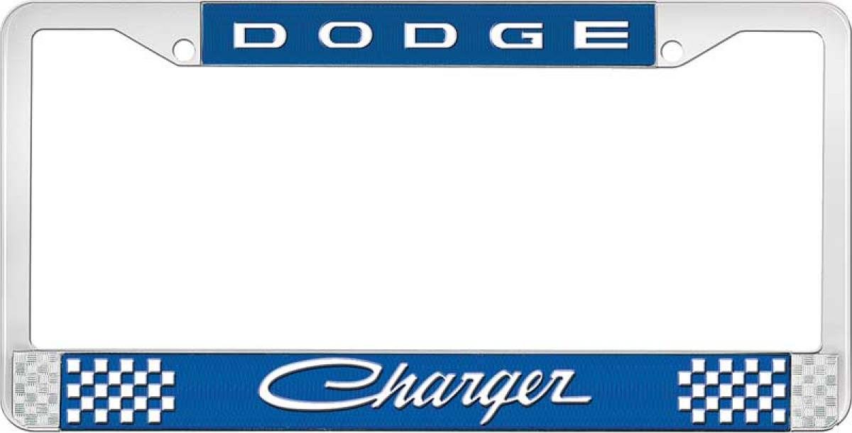 OER Dodge Charger License Plate Frame Blue LF13205B Moparts