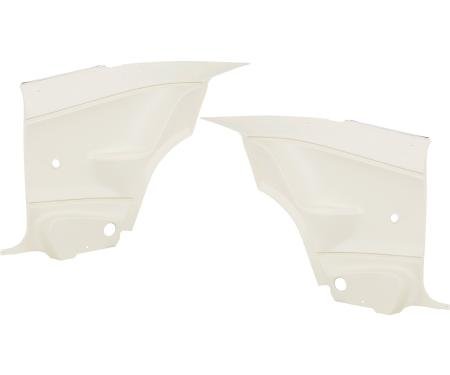 1970-74 Plymouth Barracuda, Cuda, Interior Rear Side Panels, Neutral Paintable, Pair