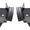 1970-74 Dodge Challenger, Trunk Lower Hinge Braces, Pair, EDP Coated