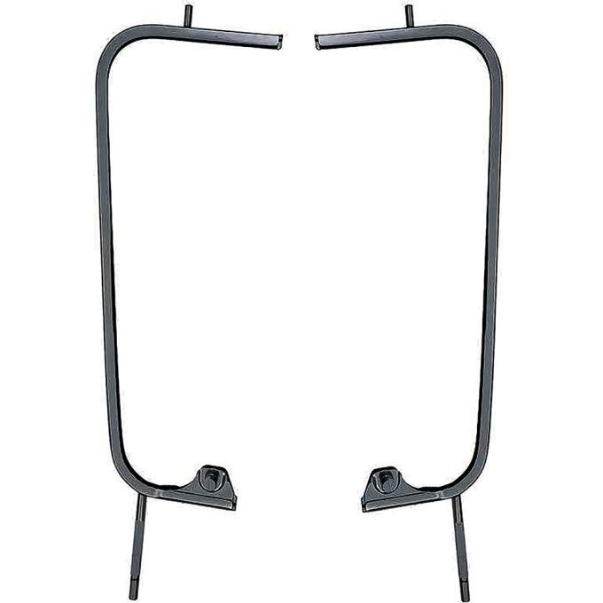 1960-1963 Chevrolet, GMC Pickup, Suburban, Vent Window Glass Frame, Black, RH & LH, Pair