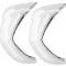 OER 1955-58 Cameo, Suburban Carrier Pickup, Rear Chrome Bumper Guard Set, Pair T5509