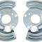 1973-74 Dodge, Plymouth B, E-Body, Disc Brake Backing Plates, Pair, Also used with 1962-74 Brake Conversions