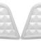 OER 1966-67 Dodge Charger, Dome Lamp Lens, Pair MJ92996