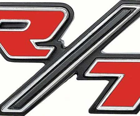 OER 1969 Dodge Charger, "R/T" Tail Panel Emblem, Mopar Licensed, 2902389
