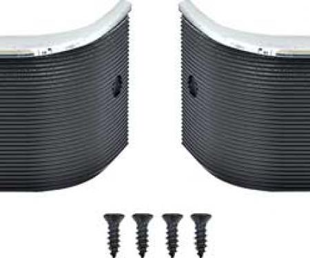 OER 1968 Mopar B-Body Black Ribbed Lower Dash Panel Trim MB1688