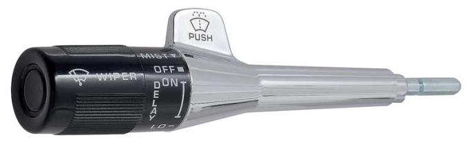 OER 1982-96 GM, Combination Switch, Turn Signal Lever, without Cruise, with Pulse Wipers, Chrome Stem 22510144