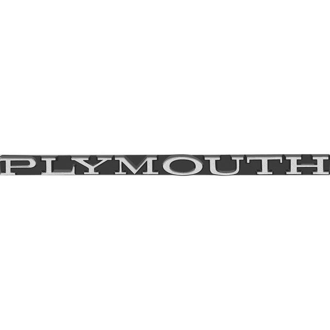 1970 Plymouth Cuda, "Plymouth" Grill Emblem, Mopar Licensed