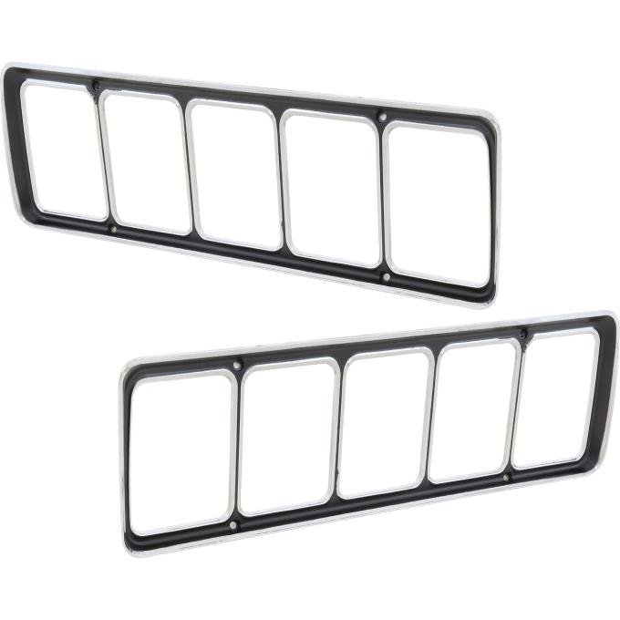 1971 Plymouth GTX, Road Runner, Tail Lamp Bezels, Pair