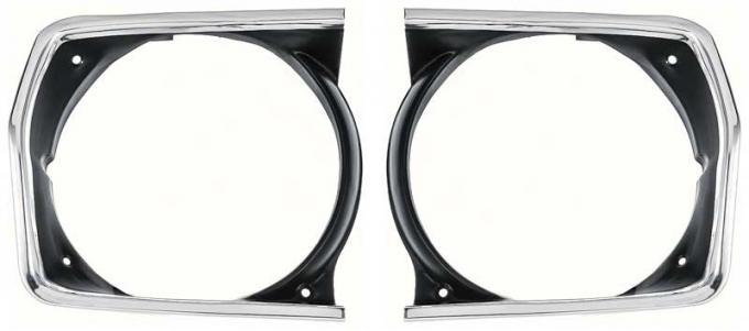 OER 1970-72 Plymouth A-Body Headlamp Bezels - Pair *881125