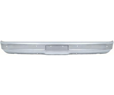 1973-80 Chevy Pickup, Blazer, Jimmy, Suburban, Front Bumper, Chrome, w/o Impact Strip Holes Premier