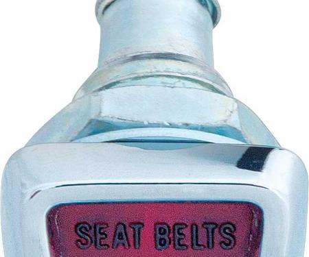 OER 1968-76 Mopar A/B/E-Body, Seat Belt Warning Light and Cable, Dash Mounted MD47302