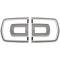OER 1968 Plymouth GTX, Tail Lamp Bezels, with Hardware, Die-Cast, RH & LH, Pair MB2162