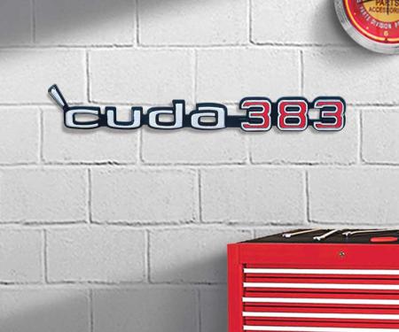 OER 20" X 3" 'Cuda 383 Metal Sign PS500108