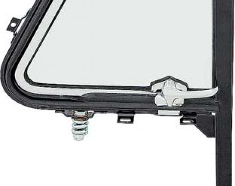 OER 1951-55 Chevrolet, GMC Truck, Vent Window Assembly, with Black Division Bar, Tinted Glass, RH 14845T