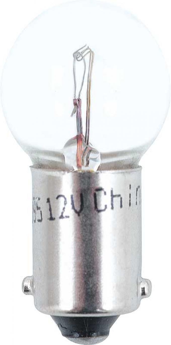 OER Replacement Bulb #, G-4 1/2 Miniature Bayonet Base, 2 CP, 12-volt 1895