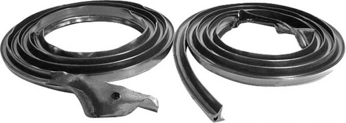 Mopar A Body Door Weatherstrip, 2 Door, 1967-1972