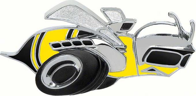1969 Dodge Charger Super Bee, "Bumble Bee" Hood Emblem, Mopar Licensed