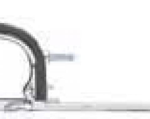 OER 1955-59 GM Truck Vent Window Assembly with Chrome Frame and Clear Glass, LH 14946