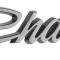 1973-74 Dodge Charger, "Charger" Outer Door Emblem, Adhesive Backed, Mopar Licensed