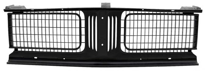 OER 1969 Dodge Charger, Center Grill Assembly, Black 2898638B