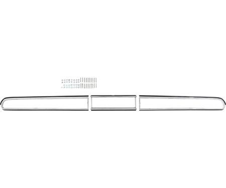 1970 Dodge Challenger, Tail Lamp Bezel Set, 3 Piece Set