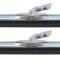 1966-70 Dodge, Plymouth, Wiper Blade Set, 16" Bayonet Style, ANCO Style, Long Frame, Satin, Pair
