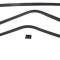 OER 1968-70 Dodge Coronet, Interior Rear Window Molding Set, 6 Piece Set MB1506