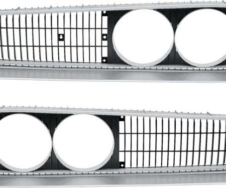 OER 1970 Coronet Deluxe, R/T, 500, Super Bee Grill - Pair *MB9910