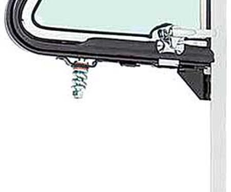 1951-55 Chevrolet, GMC Truck, Vent Window Assembly, with Chrome Division Bar, Tinted Glass, RH