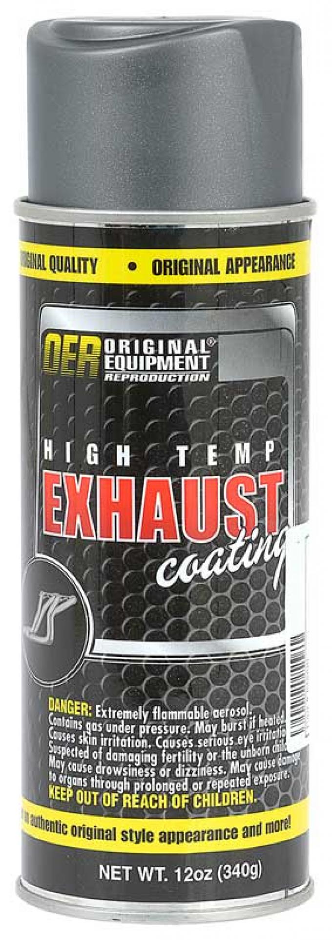 OER Hi-Temp Exhaust Coating, Cast Iron Gray, 16 Oz Aerosol Can (Net Wt. 12 Oz.) K0090