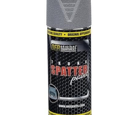 OER Trunk Spatter Paint, Gray / White, Aerosol Can, Net Weight 11 oz., K51498