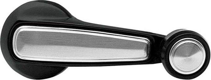 1977-80 Chevy, GMC Pickup, Blazer, Jimmy, Suburban, Window Crank Handle, with Chrome Trim, Black, Each