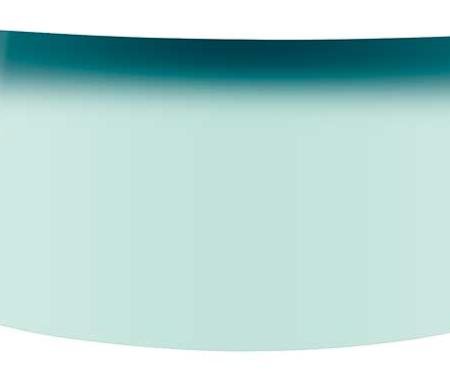 1964-65 Dodge, Plymouth B-Body, Front Windshield Glass, Green Tint, with Blue/Green Upper Shaded Band
