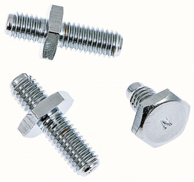 OER 1962-02 GM & Mopar - Saginaw Power Steering Pump Stud And Bolt Kit - Chrome Plated Bolts 1253574